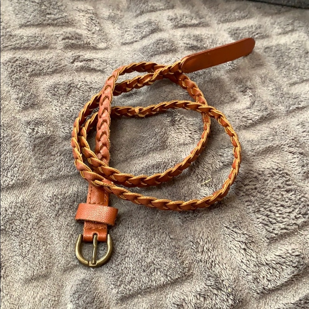 Braided Leather Belt